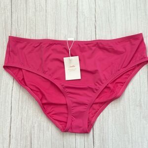 Andie The Bikini Bottom Swim Bottoms Bluff Blue Floral Low Rise